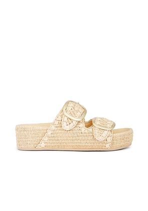 Loeffler Randall Theo Sandal in Neutral. Size 7. Also in 6.5, 7.5.