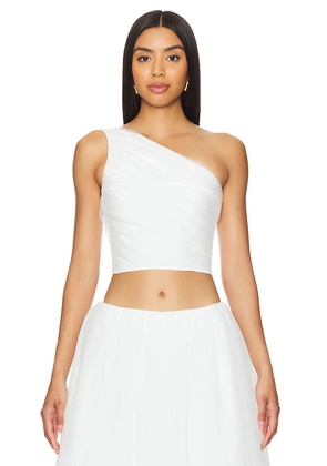 MAJORELLE x Bridget Adam Top in White. Size S. Also in XS, M.