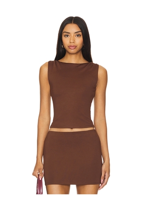 Lovers and Friends Lainey Top in Brown. Size M. Also in XS, XXS, L.