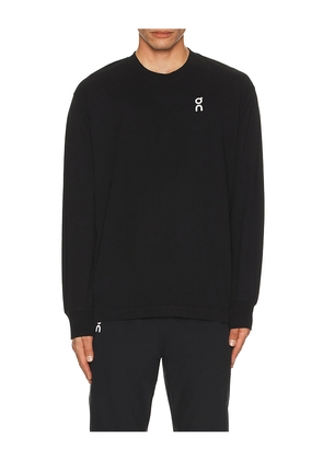 On Club Long-T in Black. Size M. Also in L, XL/1X.