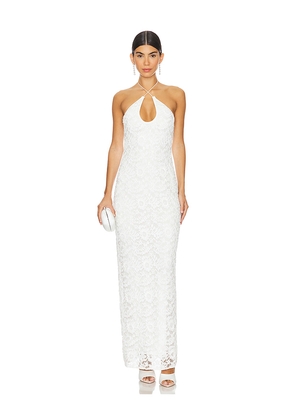 Lovers and Friends Eloise Embellished Maxi Dress in White. Size M. Also in L, XL.