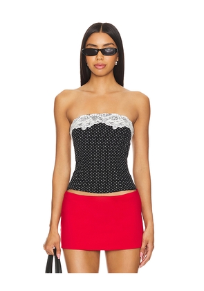 MORE TO COME Nickie Top in Black. Size M. Also in L, XL.