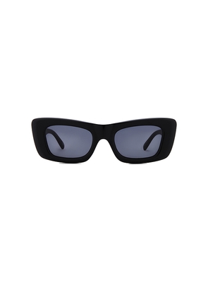 Le Specs Dopamine Sunglasses in Black.