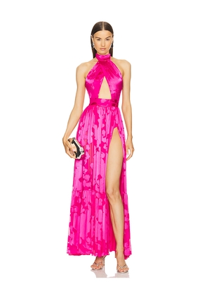 Michael Costello x REVOLVE Carolina Gown in Pink. Size XS. Also in S, M.