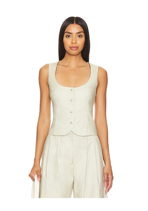 Lovers and Friends Logan Vest in Tan. Size M. Also in S, XL.