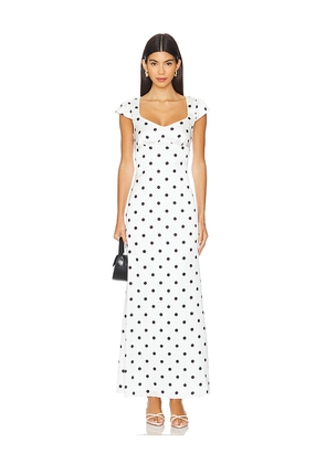 MORE TO COME Dorothy Maxi Dress in White. Size M. Also in L, S, XS, XXS.