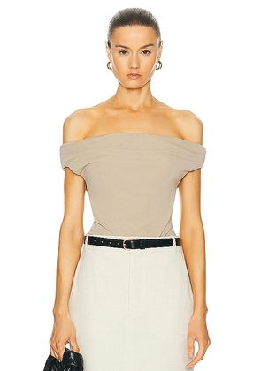 L'Academie by Marianna Fio Top in Beige. Size M. Also in L, XL.