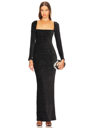 Michael Costello x REVOLVE Loretta Gown in Black. Size XS. Also in XXS, S.