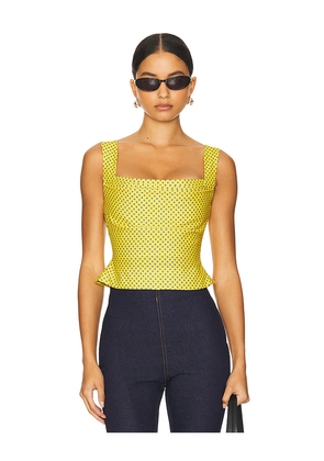 Miaou Imogene Corset in Yellow. Size S. Also in L, M, XL, XS, XXS.