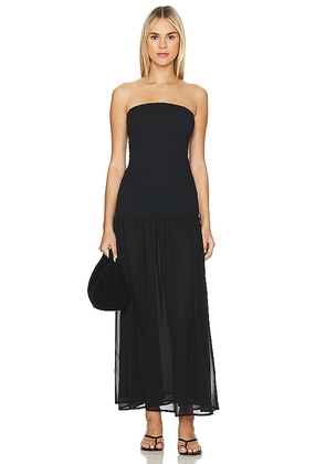 MORE TO COME Kian Maxi Dress in Black. Size M. Also in L, S, XL.