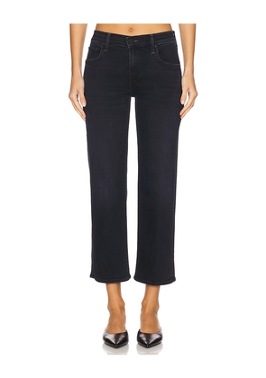 MOTHER Petite Lil' Mid Rise Zip Rambler Jeans in Night Jeans in Venice in Denim-Dark. Size 24P. Also in 27P, 29P, 30P, 32P, 33P, 34P.