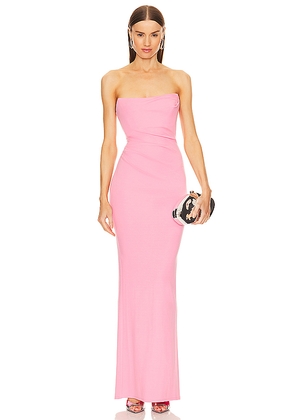 Michael Costello x REVOLVE Briggs Gown in Pink. Size S. Also in M, L, XL.
