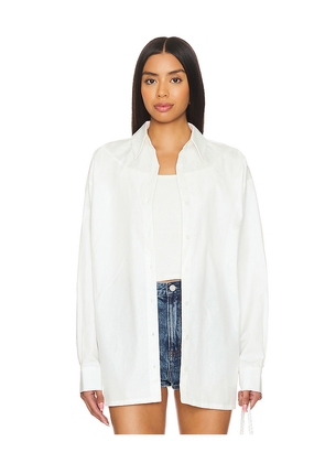 Lovers and Friends x Maggie MacDonald Mia Shirt in White. Size XL. Also in M.