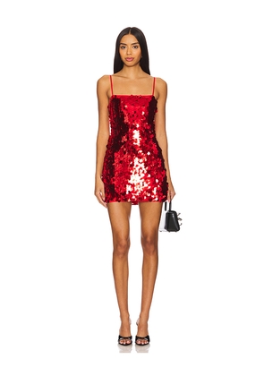 MORE TO COME x Emma Rose Yarina Mini Dress in Red. Size M. Also in L, S, XS, XXS.