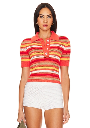 Lovers and Friends Lucia Polo Top in Red. Size S. Also in XS.