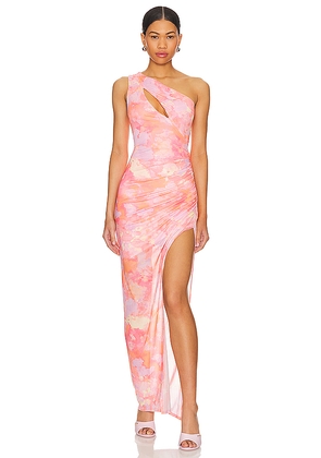 MAJORELLE Dorothea Gown in Pink. Size XL. Also in L.