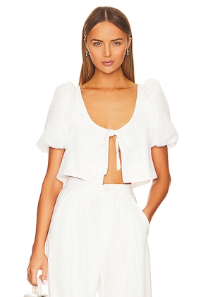 LPA Rita Top in White. Size M. Also in S, L, XL.