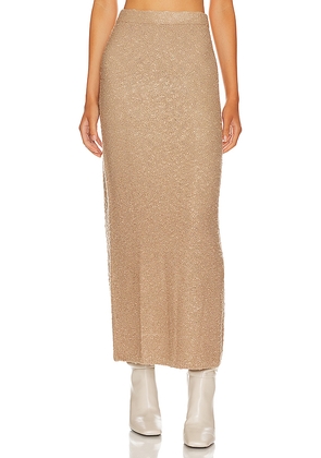 LPA Milas Maxi Skirt in Tan. Size S. Also in XS, XXS, L.