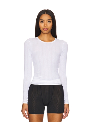 Negative Underwear Whipped Long Sleeve in White. Size L. Also in M, S, XS.