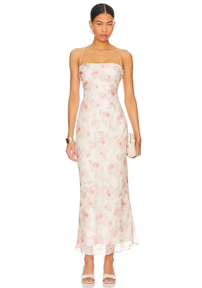 MORE TO COME Gabriela Maxi Dress in Blush. Size M. Also in L, S, XS, XXS.