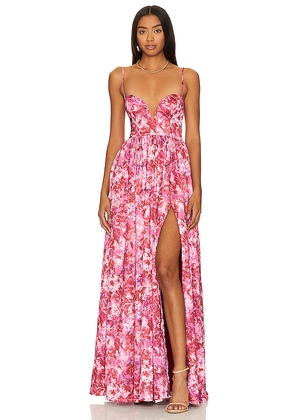 Lovers and Friends Mallory Gown in Pink. Size S. Also in XS, XXS, M.