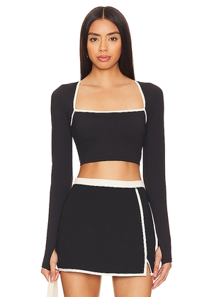 LSPACE Campbell Top in Black. Size M. Also in XS, L, XL.