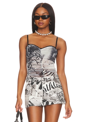 Miaou Renzo Tube Top in Black. Size M. Also in L.