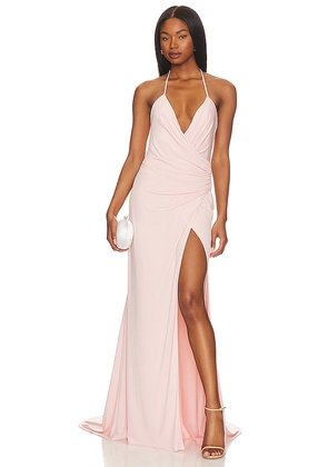 Katie May Jupiter Gown in Blush. Size M. Also in L, S, XL.