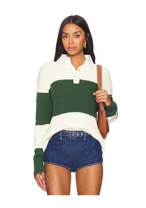 LIONESS Prince Rugby Top in Ivory. Size M. Also in XXS, XS, S, L, XL, XXL.