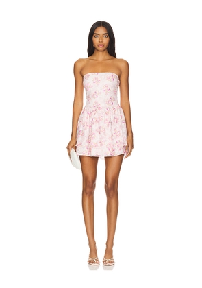 MORE TO COME Whitney Mini Dress in Pink. Size M. Also in L, S, XL, XS, XXS.