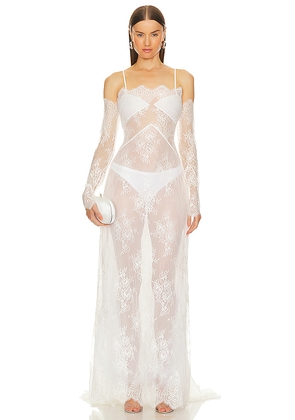 NBD Xyla Gown in White. Size S. Also in XS.