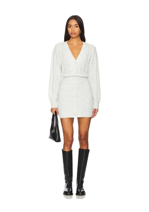 Lovers and Friends Brylee Mini Dress in Light Grey. Size M. Also in L, S, XS.