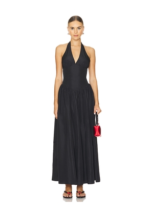 MORE TO COME Bexley Maxi Dress in Black. Size M. Also in S, XS, XXS.