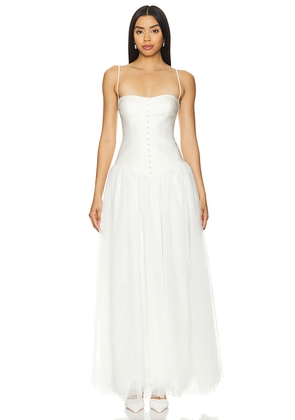 NBD Fraser Maxi Dress in Ivory. Size M. Also in L, XL.
