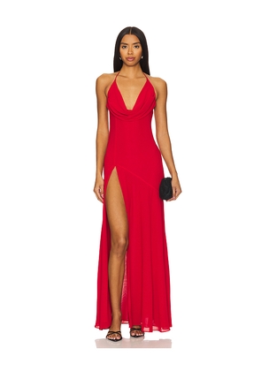 NBD Nathalia Gown in Red. Size M. Also in XL.