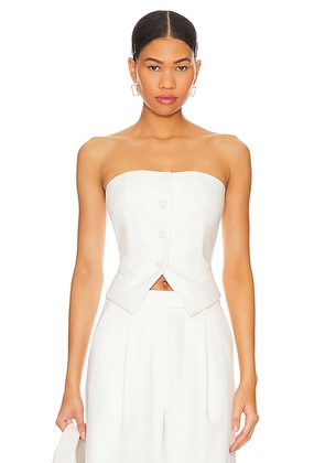 MISHA Alessia Top in Ivory. Size S. Also in L.