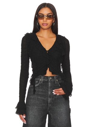 MORE TO COME Lennox Top in Black. Size M. Also in XS, XXS.