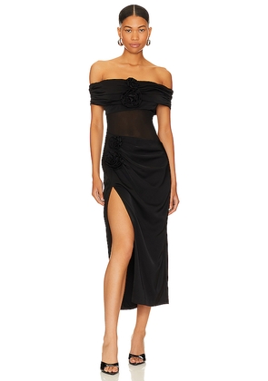 NBD Tess Maxi Dress in Black. Size S. Also in XS, M.