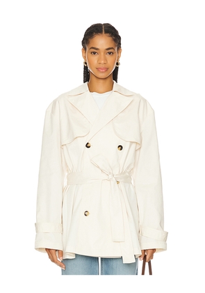 Lovers and Friends x Maggie MacDonald Sydney Jacket in Cream. Size M. Also in L, XL.
