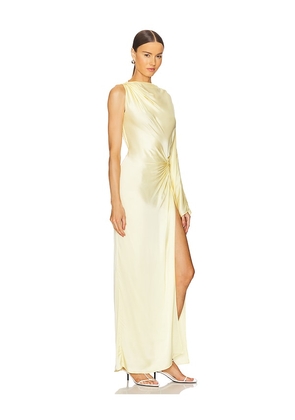 L'Academie Cassia Gown in Yellow. Size XL. Also in M, S.