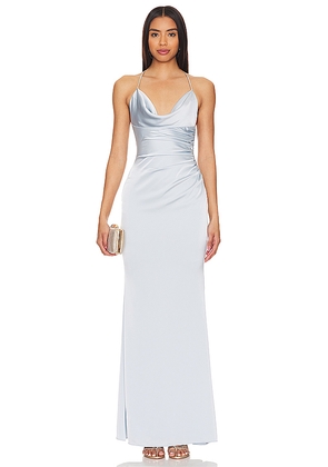 Katie May Ryder Gown in Baby Blue. Size S. Also in L, M, XL, XS.