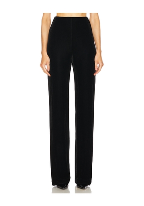 L'Academie by Marianna Jovie Velvet Pant in Black. Size M. Also in XS, XXS, L, XL.