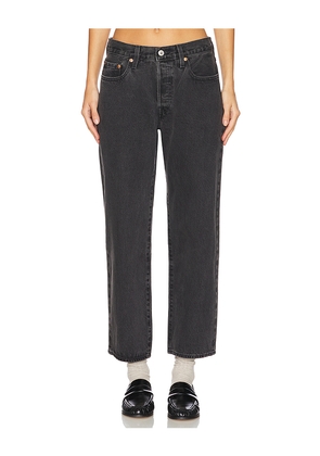 LEVI'S 501 90s Ankle Straight Jeans in Black. Size 26. Also in 27, 28, 29.