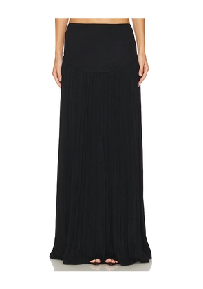 LIONESS Field Of Dreams Maxi Skirt in Black. Size M. Also in L, XXL.