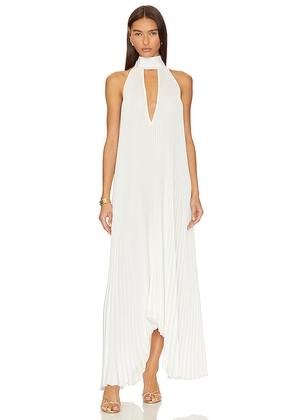 L'IDEE Opera Gown in White. Size 12/L. Also in 8/S, 10/M, 14/XL.