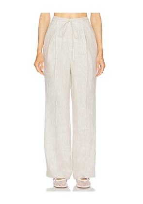 L'Academie by Marianna Manon Pant in Beige. Size M. Also in S, L, XL.