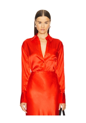 L'Academie by Marianna Lenae Shirt in Red. Size XS. Also in S.