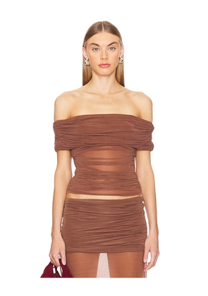 Lovers and Friends Bella Top in Tan. Size M. Also in XXS, L, XL.