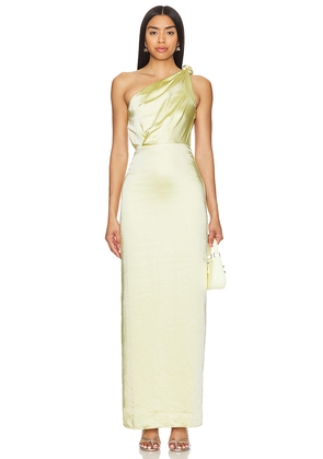 Lovers and Friends Bella Gown in Lemon. Size XL. Also in L, M.