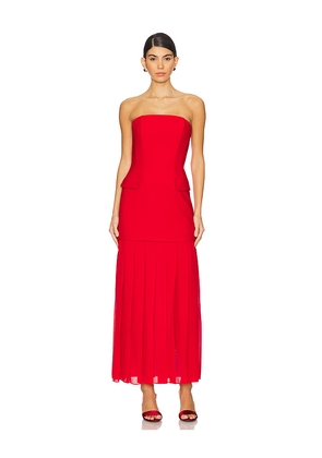 NICHOLAS Rhonda Dress in Red. Size 4. Also in 0, 6.